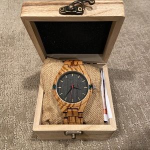 BOBO bird men’s luxury design watch (real wood)
